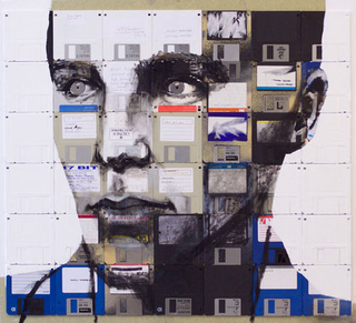 Illustration for article titled Floppy Disk Paintings Redefine Renaissance Art